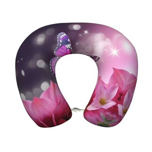 Almohada de viaje espuma viscoelástica 30 cm x 25 cm
