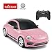 RASTAR Beetle Remote Control Car, 1:24 Scale Beetle RC Toy Car for Kids, Pink Beetle