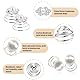 Esshogo 24 Stück Braut-Haarnadeln, Haarspirale, Haarspiralen Silber, Diamant Perle Blume Juwelen Zubehör Spiral Hochzeit Haarspange für Frauen, Mädchen, Hochzeit, Brautparty, 2 Stile