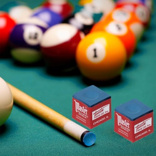 CATOR 6 Stück billardkreide Profi, billard zubehör, kreide, Billard Kreide Zubehör Blau