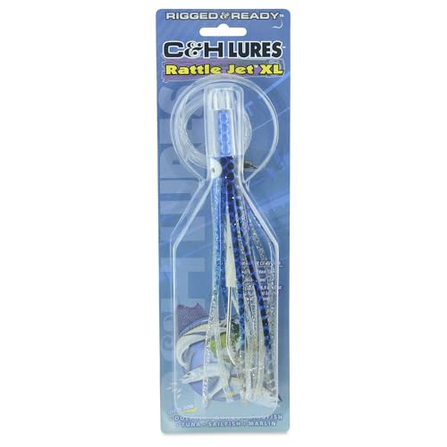 Hochet Jet XL leurre de traine monté anti-vrillage ligne 1.8m
