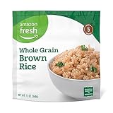 Amazon Fresh, Whole Grain Brown Rice, Frozen, 12 Oz
