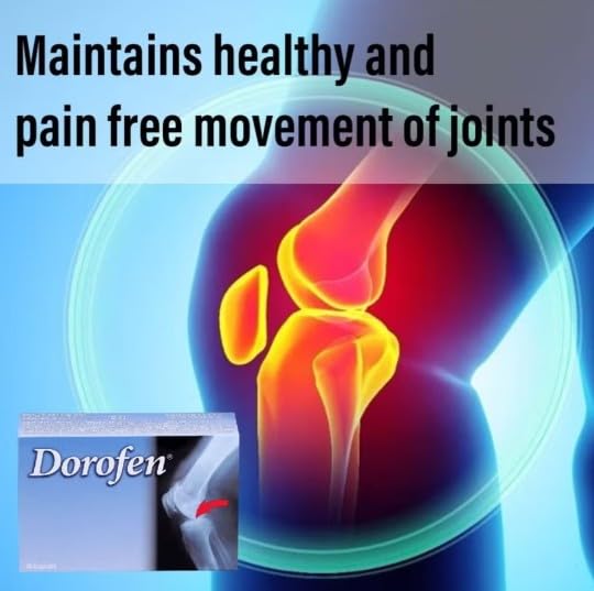 Dorofen Capsules 40's - Joint Support Supplement with D-Glucosamine Sulphate 500mg & Ginkgo Biloba, Helps Support Cartilage, Comfortable Movement & Circulation for Knees, Hips & Joints, Pack of 40