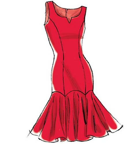 Vogue Patterns V8948 Misses'/Misses' Petite' Dress Sewing Template, Size Ax5 #TOP5