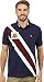 U.S. Polo Assn. Men's Diagonal-Striped Pique Polo Shirt