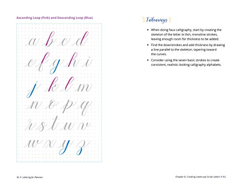 Lettering for Planners: A Step-By-Step Guide to Hand Lettering and Modern Calligraphy for Bullet Jou