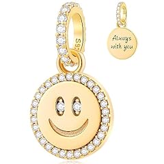 Yellow Gold Smiley Face Pendant