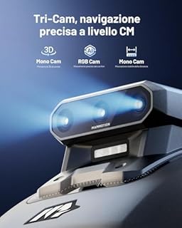 MAMMOTION YUKA mini 2 500 Robot Tagliaerba con Modulo 4G, Visione AI Tri-Cam, Mappatura Automatica Multi-zona, DropMow, Pendenze fino al 45%, fino a 500㎡