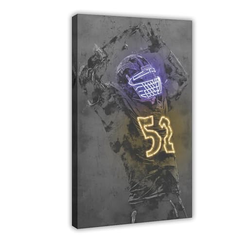 Ray Lewis Classic Star Posters 1 Canvas Poster Wall Art