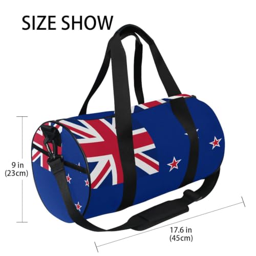 Bolsa de deporte de Nueva Zelanda ligera y redonda para gimnasio 4