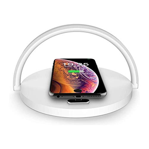 Lampe de bureau tactile LED blanche au design épuré avec variateur d'intensité
