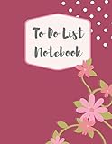  To Do List Notebook: Daily Planner To Do List, Organization Book Checklist, Journals Plan - Large 8.5 x 11 - 100 Pages (Volumn 6) [Idioma Inglés]