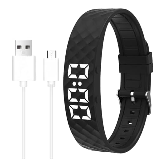 Vespire Pro-Sleep Vibrationswecker Armband, Tragbares Armband mit bis zu 8 täglichen Alarmen, Sanftes Aufwachen für gesünderen Schlaf, Ideal für Partner und Tiefschläfer (Schwarz)