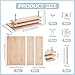 BENECREAT 12x7.8x5.4inch 3-Tier Wood Bookbinding Press, Hand DIY Book Binding Tools for DIY Bookbinding Crafts and Sewing Supplies