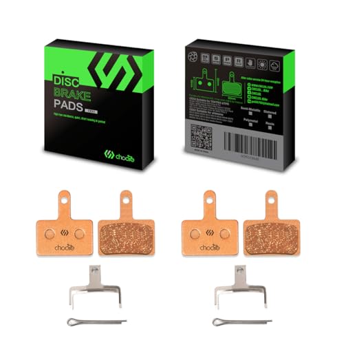 Chooee 2 Pares Pastillas de Freno para Shimano B01S M315 M355 M365 M375 M395 M396 M415 M416 M445 M446 M447 M465 M475 M485 M486 M495 M505 M510 M515 M525 M535 M575 orgánico