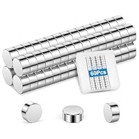 Wzone Neodymium magneten, 90 stuks, 6 x 3 mm, kleine magneten, rond