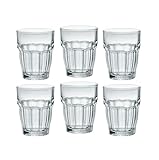 Bormioli Rocco Rock Bar Stackable Shot Glasses – Set Of 6 Dishwasher Safe Drinking Glasses For Liquors & Spirits – 2.25oz Durable Tempered Glass