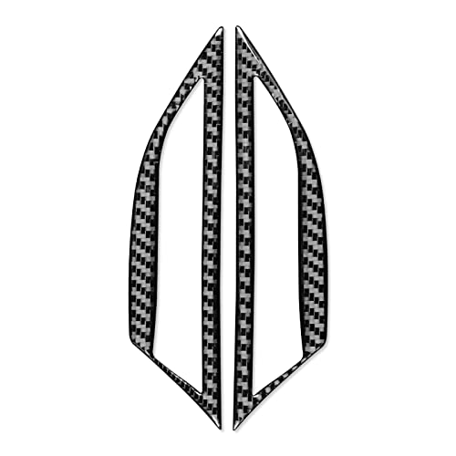 for Porsche 718 982 Cayman/Boxster T S GTS GTS 4.0 GT4 / Spyder GT4 RS 2016-2022 Car Turn Signal Panel Frame Decorative Carbon Fiber Stickers Accessories (Black)