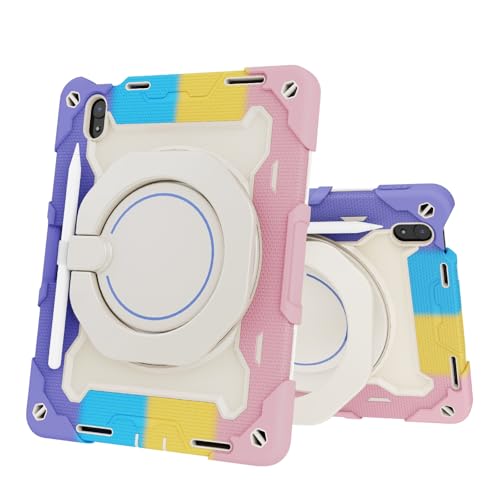 Coque rose iPad 11 pouces 2025 enfant le cadeau parfait avec sangle et support