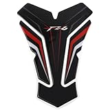 Décorations Autocollant De Réservoir Pour Yamaha FZ6 FZ6S FZ6N FZ 6 Pour Fazer   Motif Arête Poisson Protection Décorative Autocollant Réservoir Tampon Moto(Couleur6)