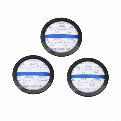 WIIYENA Filter-Ersatzteile für Grundig VCP 3929 L schnurlosen Staubsauger, Ersatzteile, waschbares und wiederverwendbares Filter-Set (3 Stück)