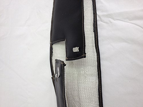 Thermal Zero Mb9902Cd-B Black Turbo Manifold Insulation Blanket Handles 2500°F Direct Heat - Usa Made - Compatible/Replacement For 1999-2002 Ram 2500 And 3500 24V 5.9 Cummins Diesel #TOP4