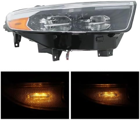 Priprilod Full LED Headlight Compatible with Ford Explorer 2020-2024 w/LED DRL Right Passenger MB5Z-13008-AV MB5Z13008S FO2503397 - 4