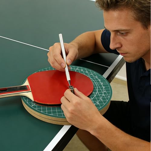 Table de découpe pour raquette de tennis de table : finis les bords ratés - 3