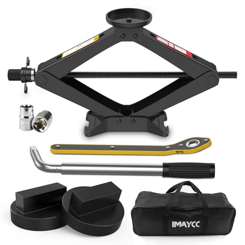 IMAYCC Wagenheber 2.5T, Universelle Scherenwagenheber für Mercedes Benz Auto mit 2Pcs Gummiauflage,Tragbarer Wagenheber mit Radmutternschlüssel,Auto-Notfallset Mercedes Benz SUV MPV IMAYCC Wagenheber 2.5T, Universelle Scherenwagenheber für Mercedes Benz Auto mit 2Pcs Gummiauflage,Tragbarer Wagenheber mit Radmutternschlüssel,Auto-Notfallset Mercedes Benz SUV MPV