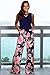 Longwu Mujeres Casual Sin Mangas Mono Flor Impresa Pantalones Anchos de piernas...