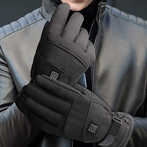 SVPRO Heated Gloves Men Women Rechargeable Battery Powered Heating Gloves Electric Thermal Ski Gloves Winter Warm Heated Hand Warmer for Hunting Fishing Skiing Cycling - Thumbnail 6