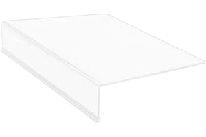 Operitacx Acrylic Ergonomic Writing Slope | Transparent Clear Desktop Whiteboard Frameless to-List Board Rack