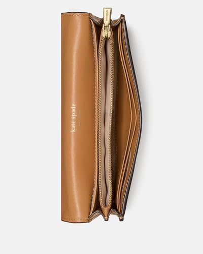 Image of kate spade new york Deco Smooth Leather Large Flap Wallet