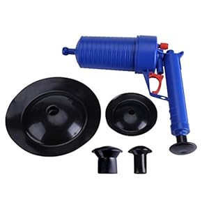 GOUDAN-QIU Afvoerblaster, lucht aangedreven afvoerbekledingsverwijderaar, hogedruk plunger pompreiniger pijpblaster…