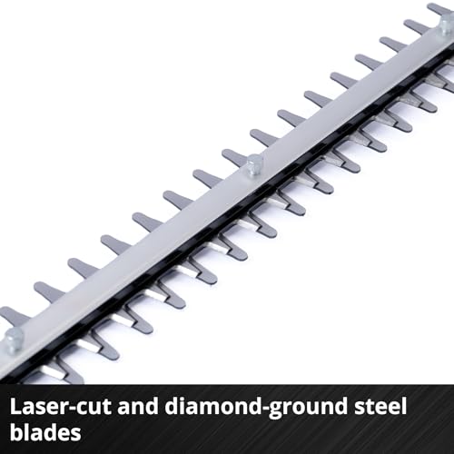 Einhell Power X-Change 18V Cordless Hedge Trimmer - 55cm (22 Inch) Cutting Length, Laser-Cut Diamond-Ground Steel Blades - GC-CH 1855/1 Li Solo Hedge Cutter - Battery and Charger Not Included - Image 8