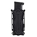 IDOGEAR 9mm Mag Pouch Pistol Magazine Pouch Soft Shell Fast Magazine Pouch Tactical Mag Carrier Hunting Airsoft Gear Tall Version(Black-Tall)