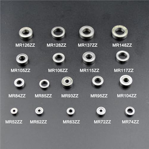 Rodamientos miniatura MR126 ZZ para repuestos en ventiladores y RC 2