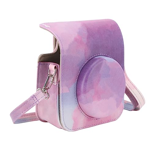 Naroote Mini Estuche de Cámara Protectora, Bolsa de Cámara Instantánea PU para la Piel para Fotografía (Nube de ensueño)