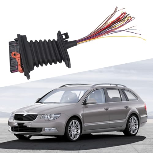 Alanmoship Kit de réparation de câble de porte ABS noir compatible avec Golf V/VI, pour Skoda Fabia/Superb, Seat Alhambra/Toledo, idéal pour réparation de contrôle de porte intérieure de véhicule, OEM – vue 6