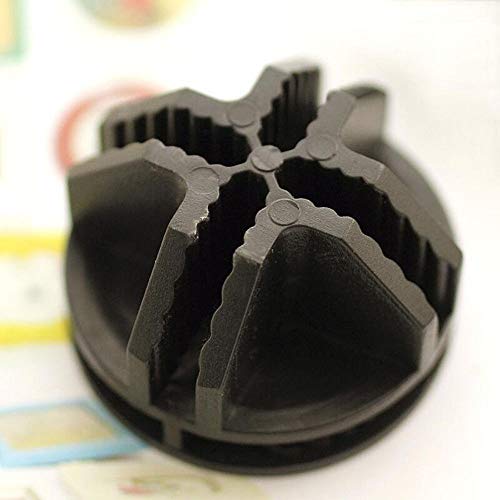 TopHomer 20 Stück Drahtwürfel-Kunststoffverbinder, ineinandergreifende Verbindungsstücke, Drahtgitter, Eimer, Aufbewahrungsschließe, Schnallenclip, für Würfel, Aufbewahrungsregal und Schrank-Schwarz