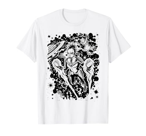 Captain Marvel Woodcut Portrait t-shirt idéal pour vos sorties pop culture