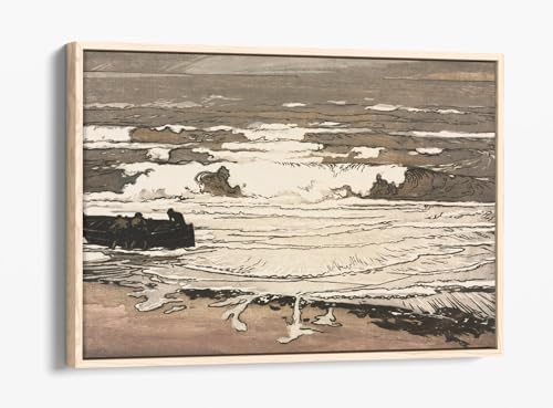 Toile The Breaking Waves Lepère : ressentez la poésie de l'océan dans votre maison