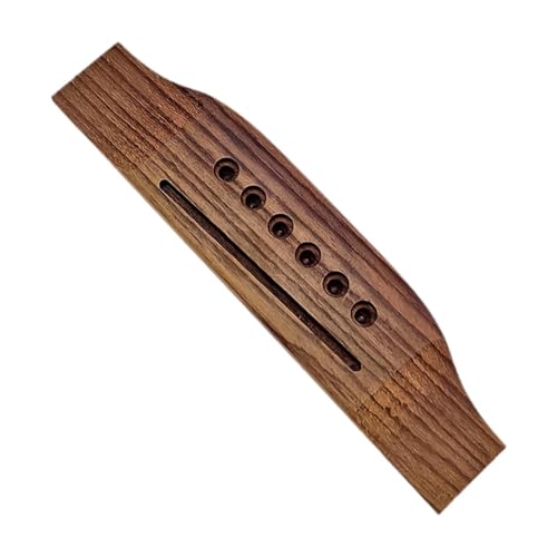 rockible アコースティックギター木製ブリッジ木製6弦アコースティックギターフォークギター