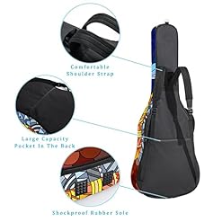 Hondank Housse imperméable pour guitare acoustique avec double bandoulière et poche Motif poissons Corail, Multicolor 04… - Les Beatles, Paul McCartney, John Lennon, RIngo Starr, George Harrison Hondank Housse imperméable pour guitare acoustique avec double bandoulière et poche Motif poissons Corail, Multicolor 04… – Image 3