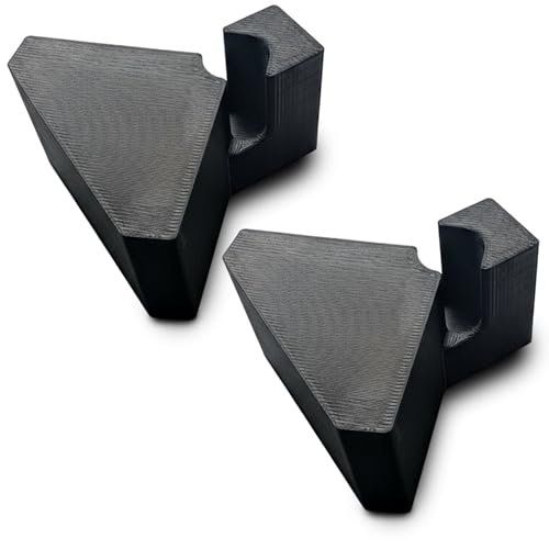 Premium ABS Plastic Residential Door Stopper (2-Pack) Finger-Safe, Wedge Over-The-Hinge Door Holder for Homes- USA Made Door Stopper Ideal for Kitchens, Laundary, Bedrooms & Home Offices