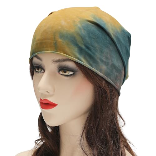 Image of ZLYC Cotton Thin Slouchy Beanie Hat for Men Women Fashion Soft Stretch Knit Skull Cap