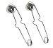 2 ALAZCO Flint Spark Torch Igniter - Simple & Reliable - Threaded Brass - Includes Flint