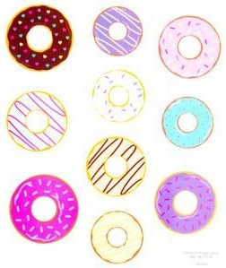 Donut Stickers