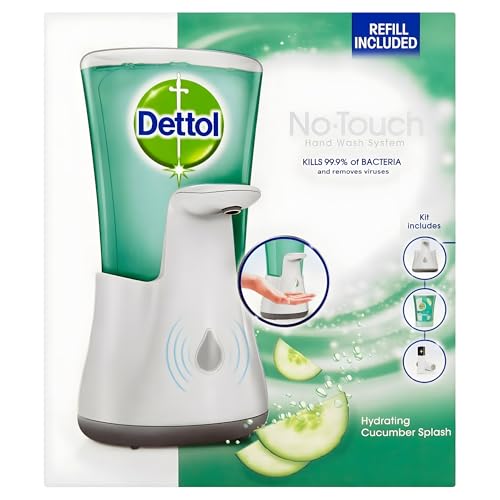 Dettol No- Touch Dispensador de Jabón, Gris, 250 ml