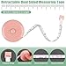 GDMINLO 3 Pack Tape Measure Measuring Tape for Body Fabric Sewing Tailor Cloth Knitting Craft Weight Loss Measurements Retractable 60-inch 1.5 Meter, Small Push ButtonDouble Scales Rulers